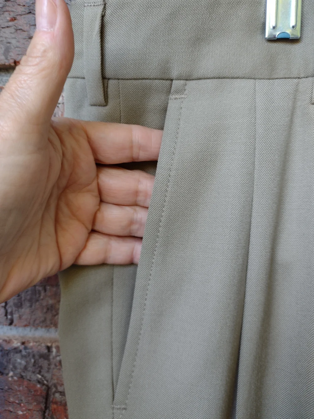 VTG Brooks Brothers Wool Dress Pants Mens 36X30.5